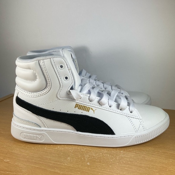 Puma Vikky v3 Women’s Size 7 White/Black Sneakers - Picture 3 of 12